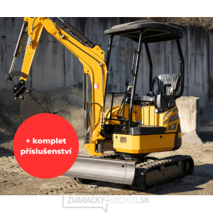 Minibager Baugarden BG1800.02 zvýhodnený set s pevnou lyžicou 1000mm gallery main image