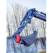 Minibager Baugarden BG4000.01 Kubota lyžice 500mm, Rýchloupinák hydraulický náhled