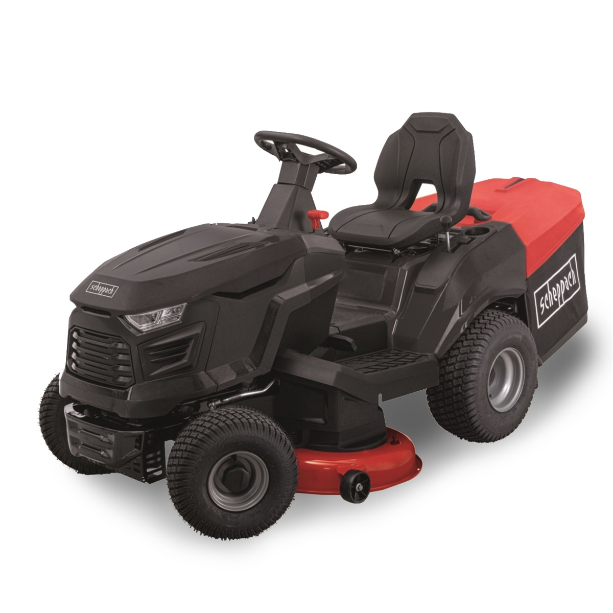 Scheppach TMR 452-98H-RD trávny traktor 98 cm so zadným vyhadzovaním a hydrostatickou prevodovkou 59112112903