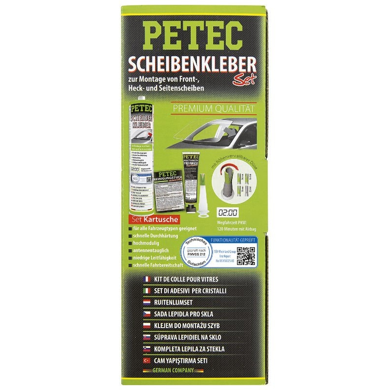 PETEC 83333 Sada na lepenie skiel do karosérií 2801000083333