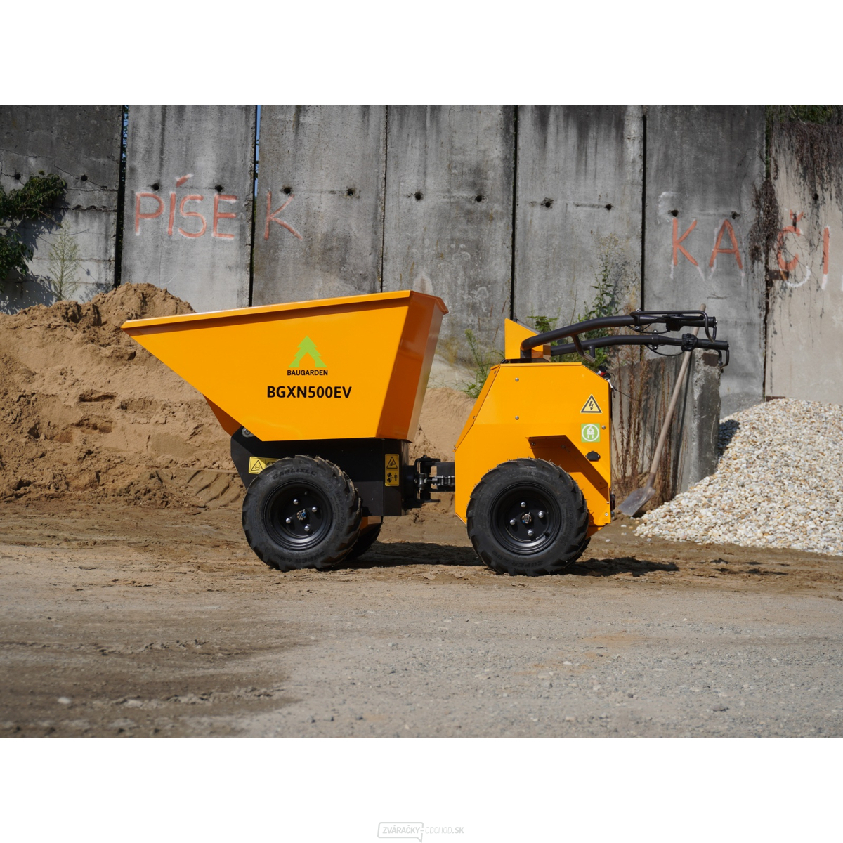 Elektrický kĺbový minidumper BAUGARDEN BGXN500EV gallery main image