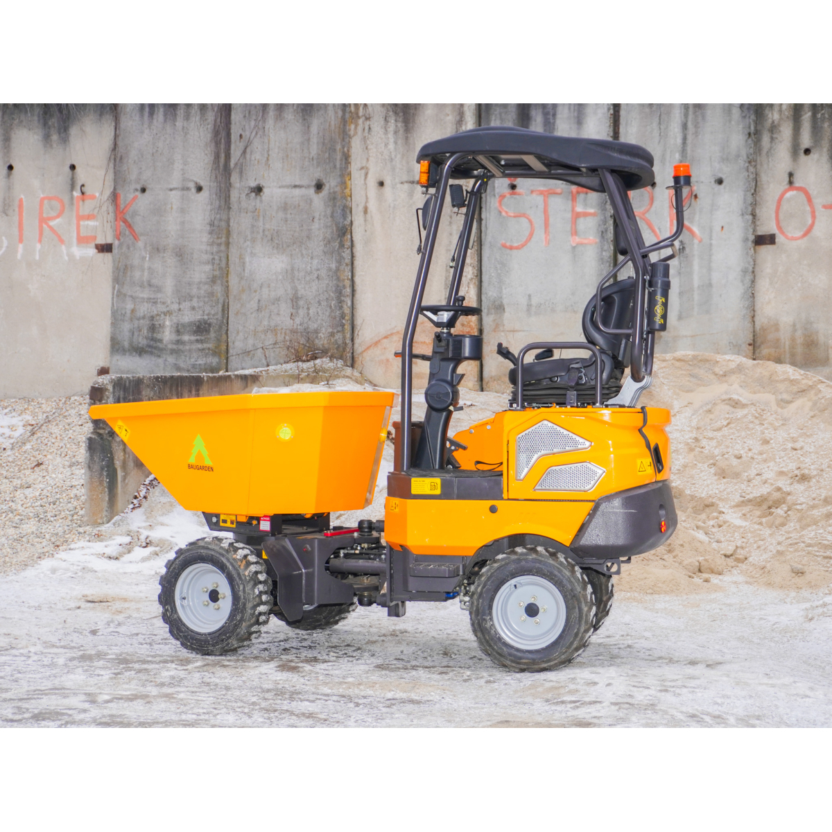 BAUGARDEN Kolesový kĺbový minidumper BGKD1500 Kubota 8003BGKD1500