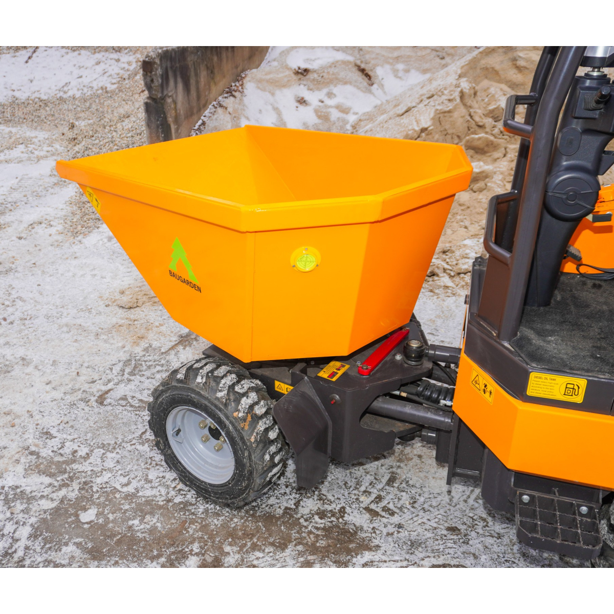 Kolesový kĺbový minidumper BGKD1500 Kubota Náhľad