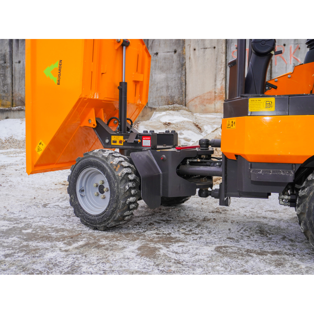 Kolesový kĺbový minidumper BGKD1500 Kubota Náhľad