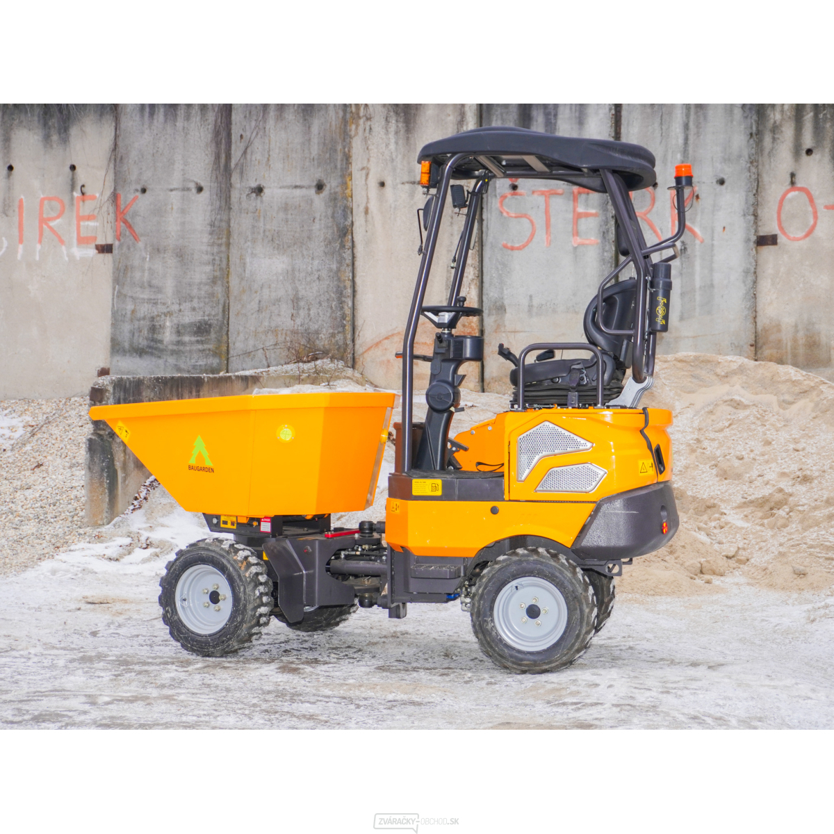 Kolesový kĺbový minidumper BGKD1500 Kubota gallery main image