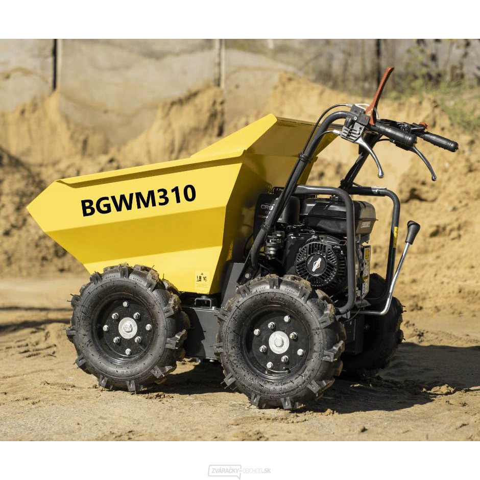 Minidumper kolesový BAUGARDEN BGWM310 4x4 Briggs&Stratton e-start