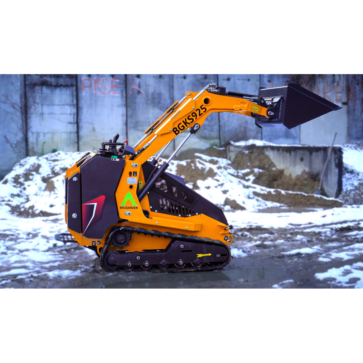 Mininakladač pásový BAUGARDEN BGKS925 Kubota + lyžica 930mm 8002BGKS0925KU