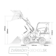Kolesový nakladač BAUGARDEN BGKN08 Kubota + lyžica 911mm + hydroupinák Náhľad