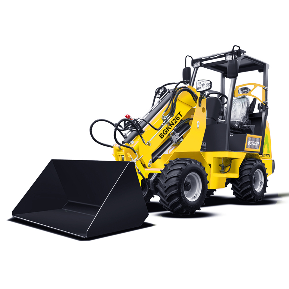 Teleskopický kolesový nakladač BAUGARDEN BGKN26T Kubota + lyžica 1350mm + hydroupinák 8002BGKN26TKU