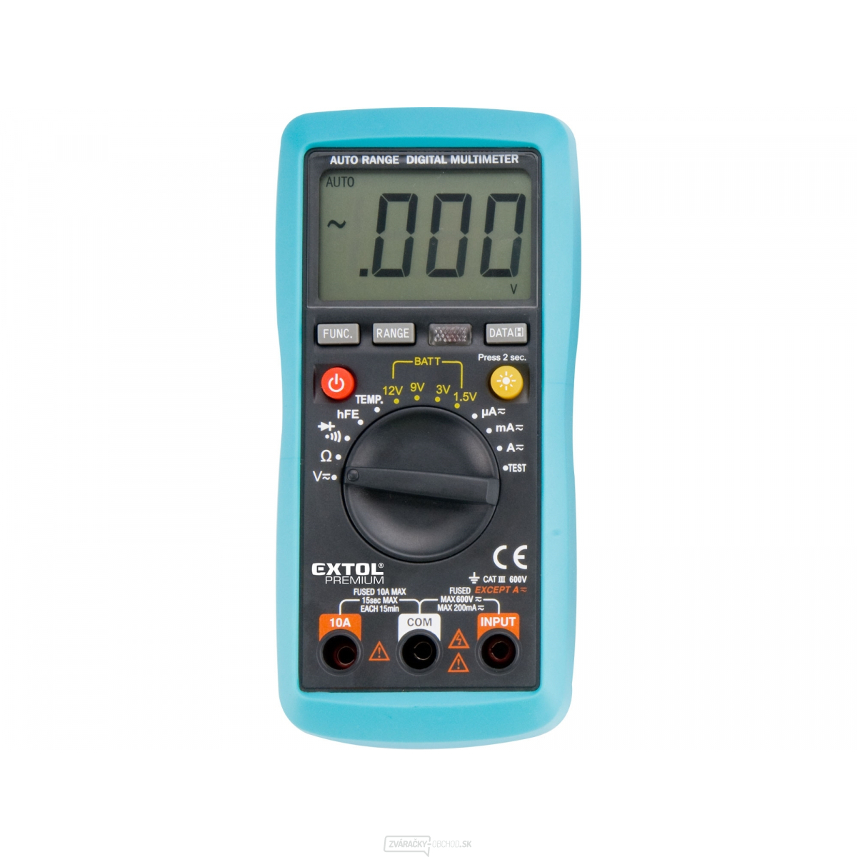 Multimeter digitálny s automatickou voľbou rozsahov