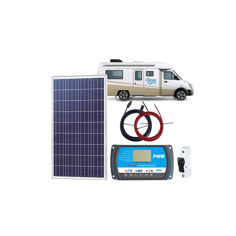 E-shop Solárna zostava Karavan SOLARFAM 200Wp celočierny 04280283
