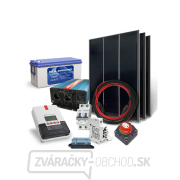 Solárna zostava ostrovná SOLARFAM 540Wp, 12V, batéria 200Ah, menič 230VAC 2000W gallery main image