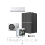 Sada klimatizácie GETI GKH12K 3,5kW hybridný, 6x panel 450W, DC rozvádzač gallery main image