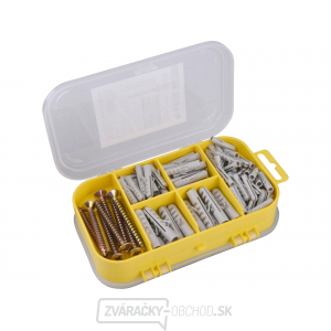 Vruty s hmoždinkami 4 rozměry, vruty PZ - 170ks Vruty s hmoždinkami 4 rozměry, vruty PZ - 170ks gallery main image