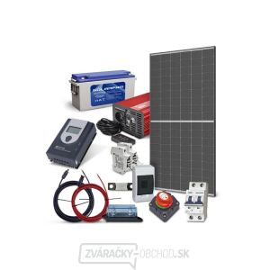 Solárna zostava ostrovná TRINA 455Wp, batéria olovená uhlíková 150Ah, menič 230VAC 1000W gallery main image