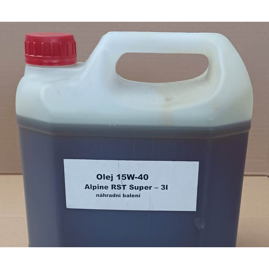 E-shop BAUGARDEN motorový olej 15W-40, Alpine RST Super, 3l 8011O15W40ARSTS03