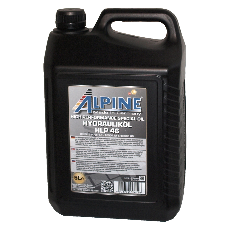 E-shop BAUGARDEN hydraulický olej Alpine HLP46, 5l 8011OHLP46AH05