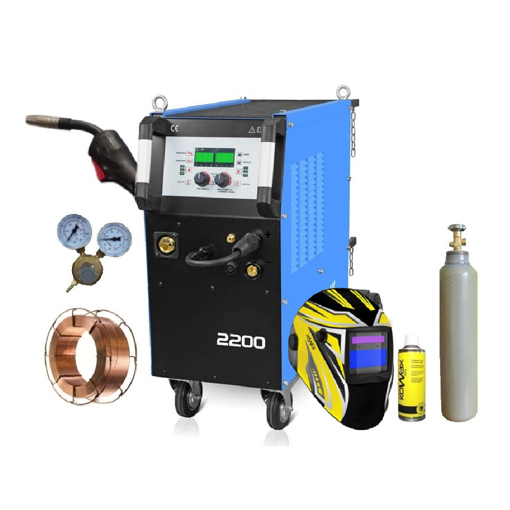 E-shop Kühtreiber KITin 2200 V2 Multi Mig Synergic + Horák + Ventil + Kukla + Sprej + Drôt + plná Fľaša CO2 068710413set6