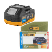 Nabíjacia batéria 20V Li-ion, 4000mAh Procraft 20/4 Industrial | 20/4 Industrial gallery main image