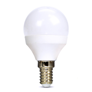 Solight LED žiarovka, miniglobe, 6W, E14, 6000K, 510lm gallery main image