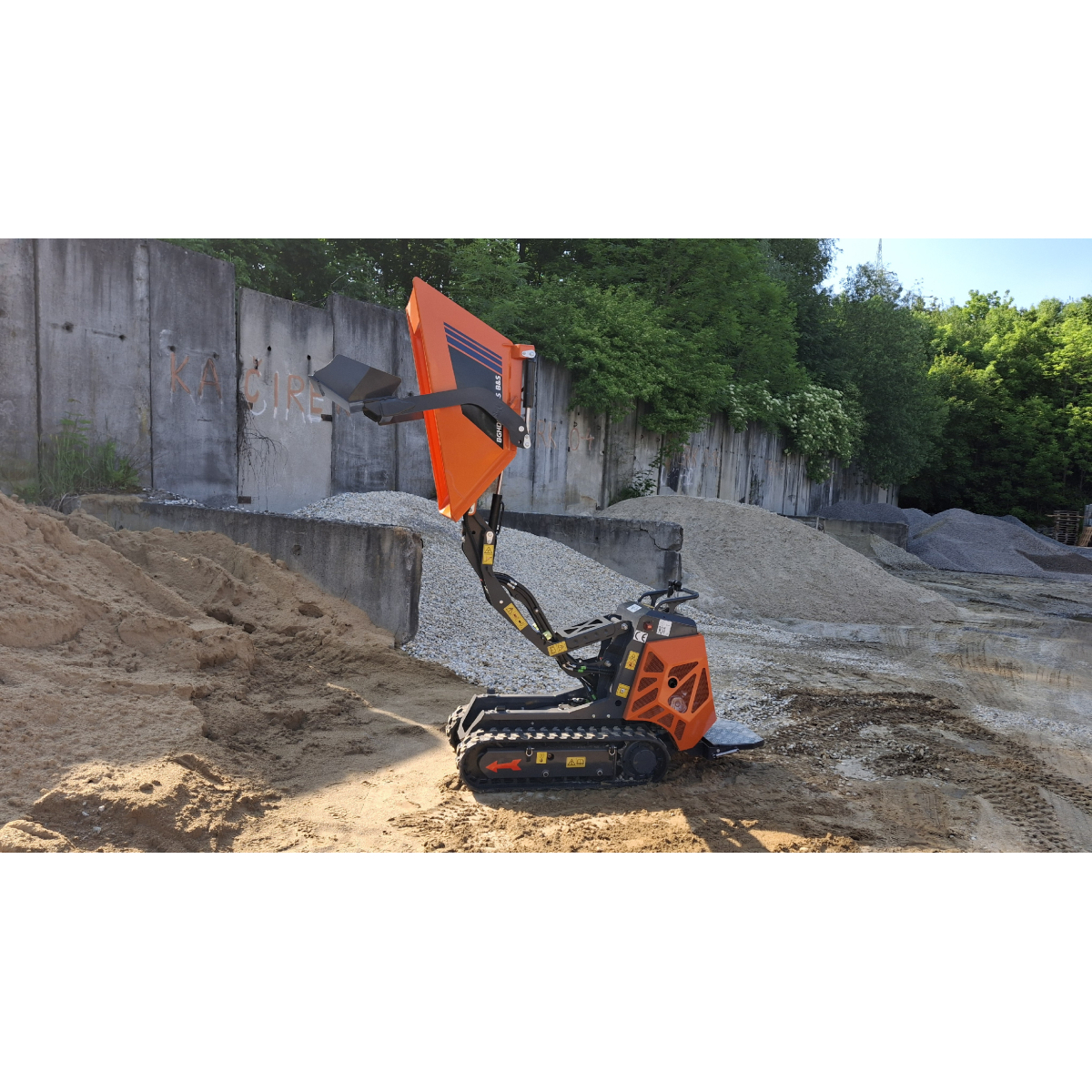 Pásový minidumper BGHDCX600HTS B Náhľad