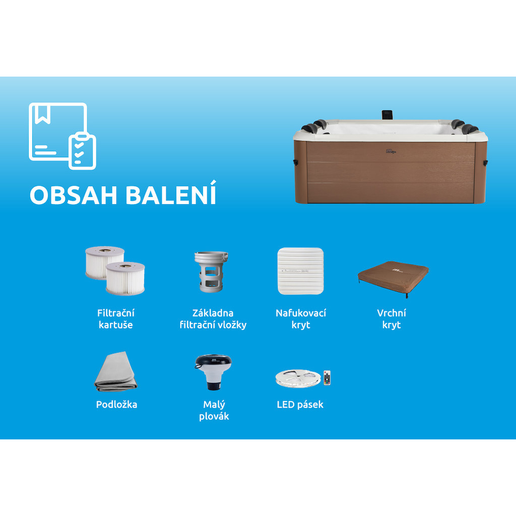Bazén vírivý MSPA AMBER AERO PLUS-F-AM063WAP Náhľad