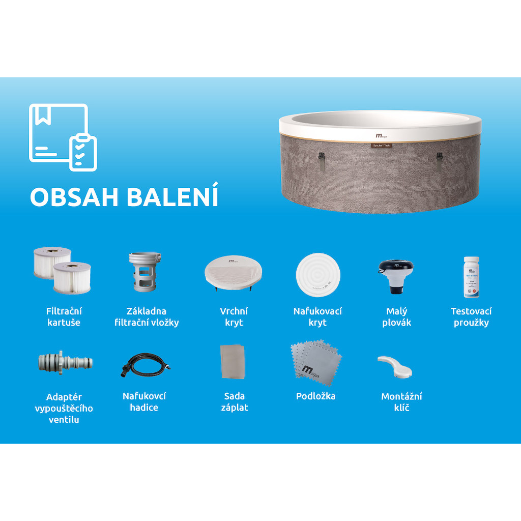 Bazén vírivý MSPA COCOON-ECO F-CO066WE Náhľad