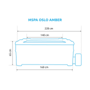 Bazén vírivý MSPA OSLO AMBER F-AM063W Náhľad