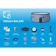 Bazén vírivý MSPA TIDAL-ECO F-TD066WE náhled