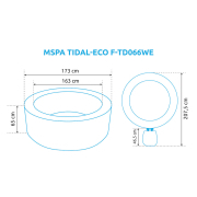 Bazén vírivý MSPA TIDAL-ECO F-TD066WE náhled