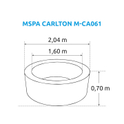 Vírivý bazén MSPA Carlton M-CA062 Náhľad