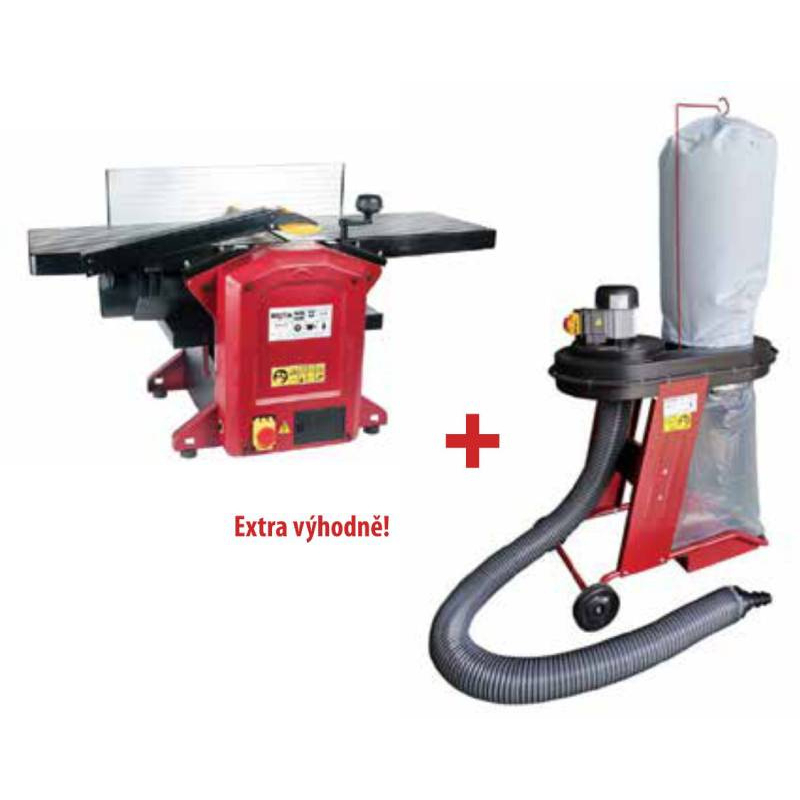 Roxta Set hobľovka s prieťahom RHP-305 a odsávač prachu ROP-750 25800305S