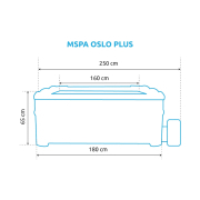 Vírivý bazén MSPA Oslo Plus F-OS063WP Náhľad