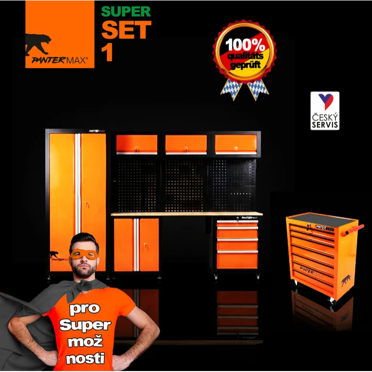 PANTERMAX® Systém pracovných stolov SPS01 SET1