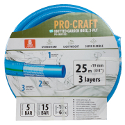 Modrá záhradná hadica Procraft PR-3KGH1925 3 vrstvy, 3/4