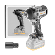 Aku rázový uťahovák Procraft Industrial IW850Abb (bez batérie a nabíjačky) | IW850A-BB gallery main image