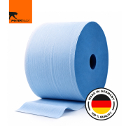 PANTERMAX® Priemyselné papierové utierky 3vrstvové role 23 x 35 cm, 175 m, modré, 500 útržkov Náhľad