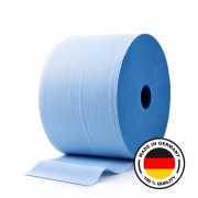 PANTERMAX® Priemyselné papierové utierky 3vrstvové role 23 x 35 cm, 175 m, modré, 500 útržkov Náhľad