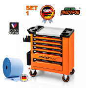 PANTERMAX PANTERMAX® Dielenský vozík profi DVP02 - 262ks - 7 zásuviek SET1 náhled