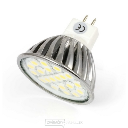 LED bodové svetlo, závit MR16, 3W, 3300K, 12V, 20SMD