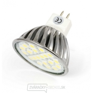 LED bodové svetlo, závit MR16, 3W, 3300K, 12V, 20SMD gallery main image