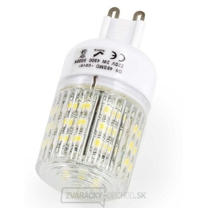 LED bodové světlo, G9; 3W, WW LED bodové světlo, G9; 3W, WW gallery main image