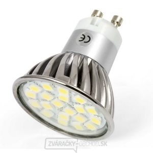 LED bodové svetlo, závit GU10, 3W, 3300K, 20SMD, 220V gallery main image