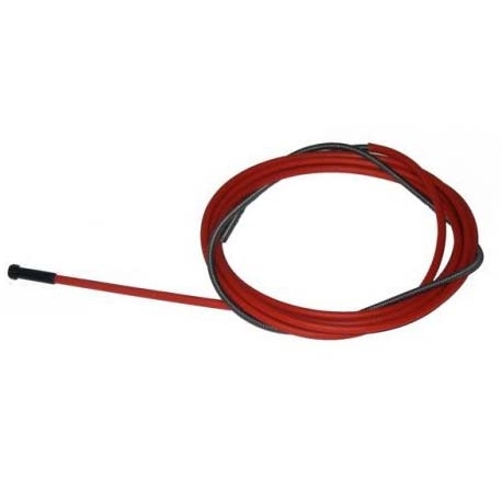 Teflónová trubička - červená - pre drôt 1,0 - 1,2 mm - 2,0 x 4,0 - 4 metre