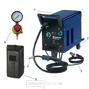 Zváračka CO2 BT-GW 150 Blue Einhell+samostmievacia kukla gallery main image