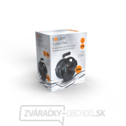 Solight predlžovací kábel na bubne, 1 zásuvka, čierny, 25m náhled