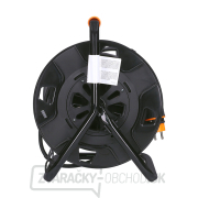 Solight predlžovací kábel na bubne, vonkajší, 4 zásuvky, čierny, 25m náhled