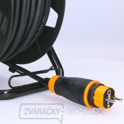 Solight predlžovací kábel na bubne, vonkajší, 4 zásuvky, čierny, 50m náhled
